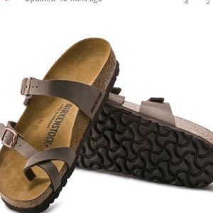 Birkenstock • Brown Strappy Sandals Size 41